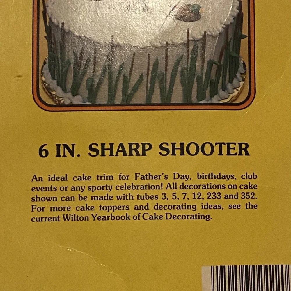 Vintage‎ Wilton Cake Tops 6 Inch Sharp Shooter New 1979